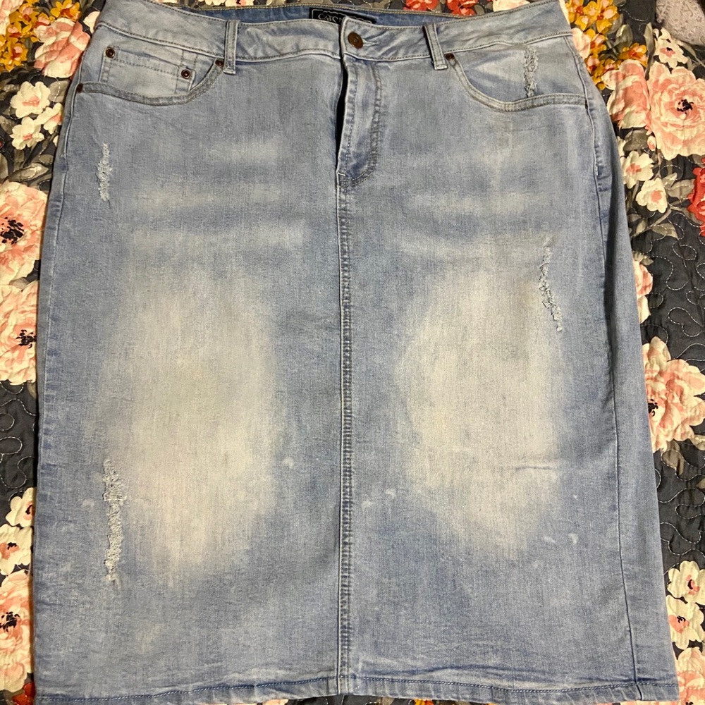 Cato Premium Denim Skirt size 16W